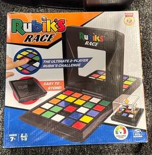Spin Master Rubik's Race Fast-Paced Strategy Sequence Board Game